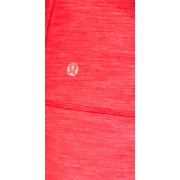 Lululemon Daily Yoga Jacket Reversible Slub Denim Love Red Size 8 - Picture 6 of 7